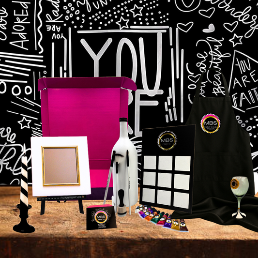 New Paint & Sip Experience — 40%Off Paint Your Vision Reflective Home Decor Kit
